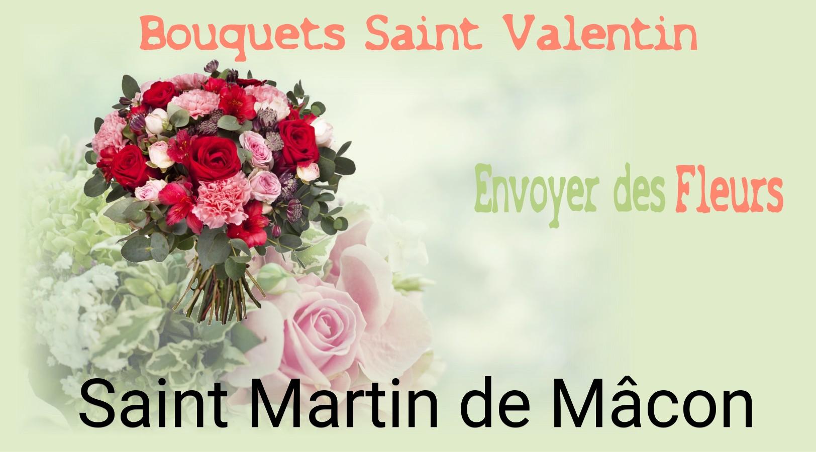 Roses de Saint-Valentin livrées à Saint-Martin-de-Mâcon
